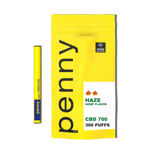 Penny CBD 700mg - Haze Hemp Flavor - 300 Puffs
